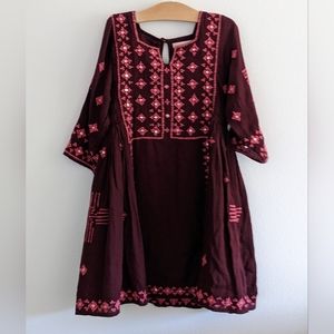 Pink Chicken Sobi Embroidered dress